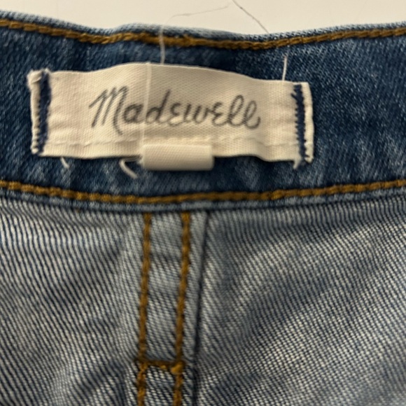 Madewell Blue Jean Shorts with Frayed Hem Size 28 - Picture 5 of 7